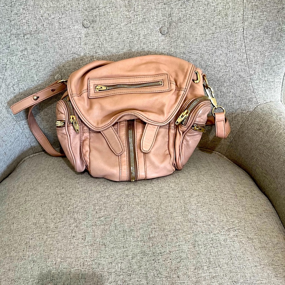 Alexander Wang Marti backpack in beautiful blush leather!